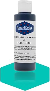 AmeriColor Soft Gel Paste Food Color, 4.5-Ounce, Turquoise