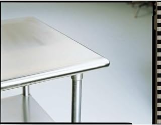 14 Gauge Advance Tabco VLG-306 30" x 72" Stainless Steel Work Table with Galvanized Undershelf