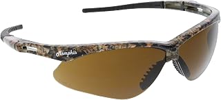 MCR Safety MOMP11B Brown Lenses with Blue Light, UV Protection and Scratch Resistant Coating, Mossy Oak, 1-Pair
