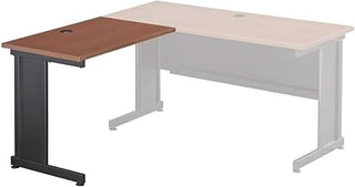 Global Industrial Left Handed Return Table, 36" W, Cherry