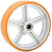 Global Industrial 5/8 6" x 2" Polyurethane Wheel, 5/8" Axle, 1/Pk