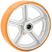 Global Industrial 5/8 6" x 2" Polyurethane Wheel, 5/8" Axle, 1/Pk