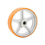 Global Industrial 5/8 6" x 2" Polyurethane Wheel by Casters, Wheels & Industrial Handling – 6"L x 2"W x 2"H, Polyurethane, Black, Model CW-620-PS 5/8