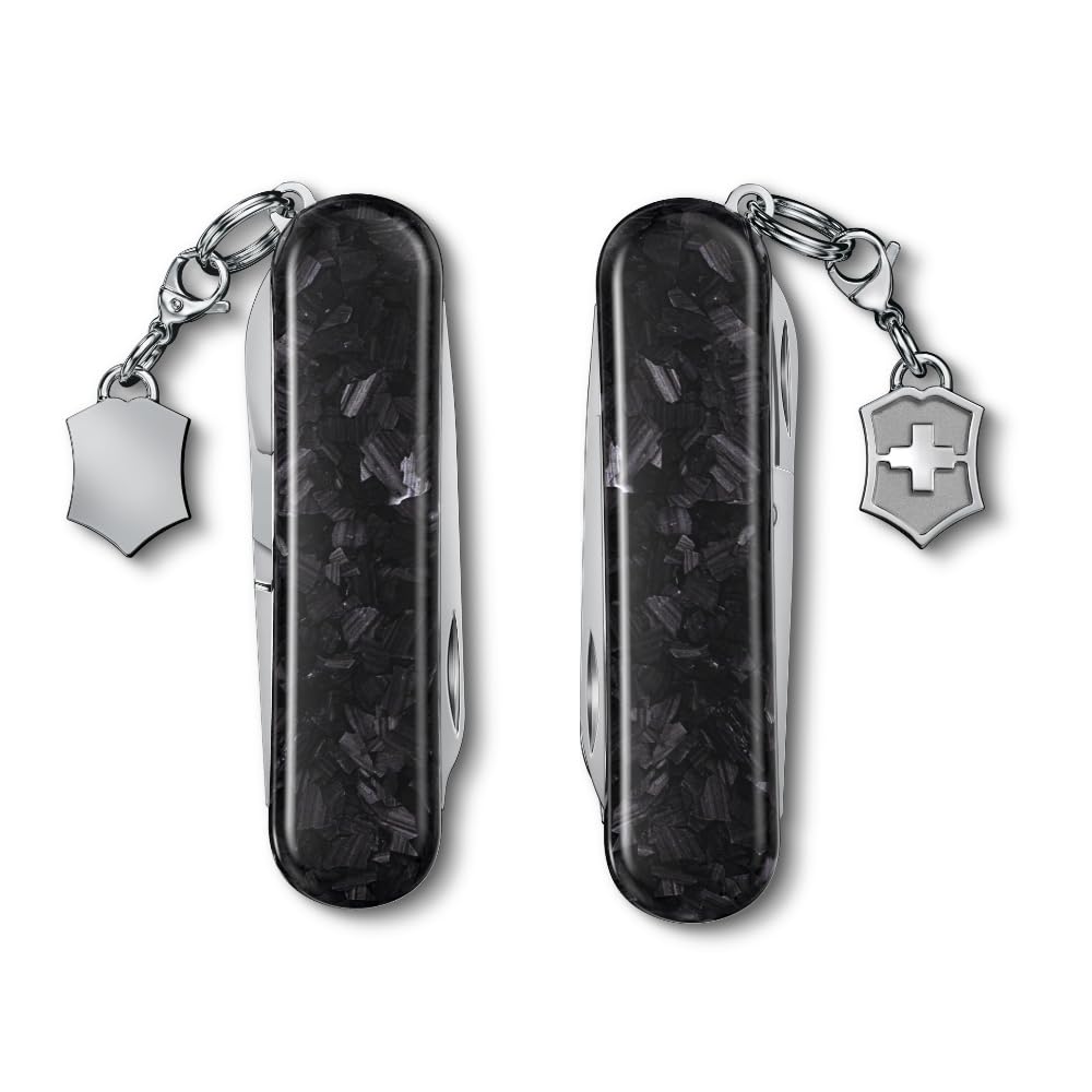 Classic SD Brilliant Swiss Army Knife by Victorinox – Stainless Steel, Carbon, Model 0.6221.90