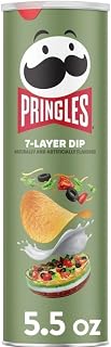 Pringles Potato Chips - 4 cans (7-Layer Dip 5.5oz)