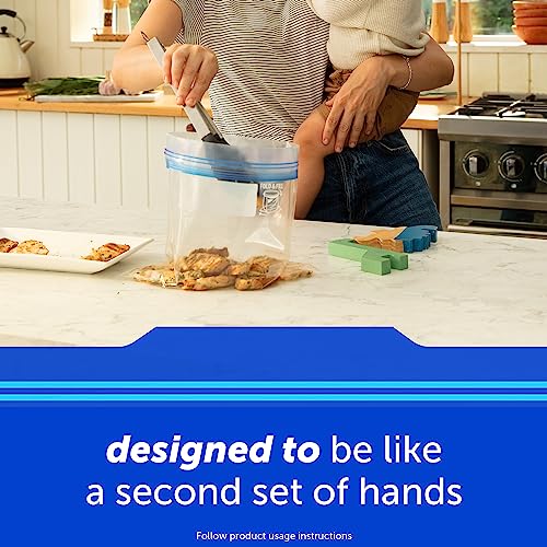 Ziploc 30 Count (Pack of 4) / Blue / 120 Count Food Storage Bags