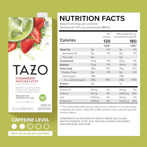 TAZO Chai, Matcha & Mango Mix / 32 Fl Oz (Pack of 3) / 3 Chai