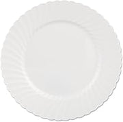WNA Comet Classicware White Plastic Plate, 10.25 inch - 144 per case.