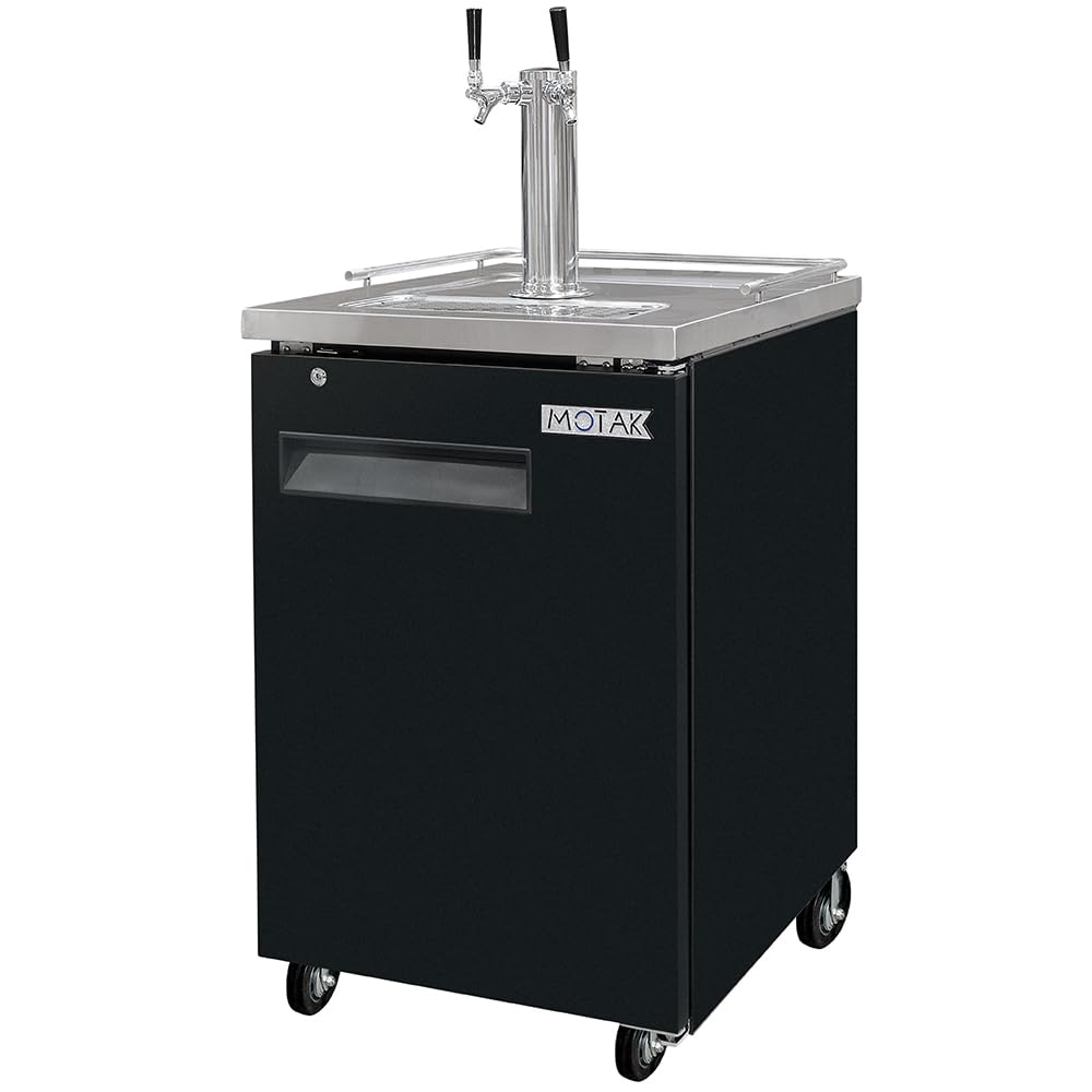 23 1/2" Kegerator Beer Dispenser by MOTAK – 25.98x32.28x48.03, In Description, Check Images, Model MBCBD-1-X