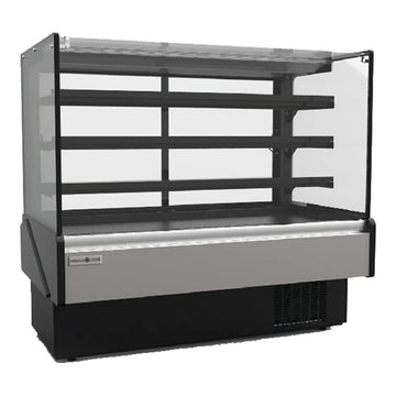 77-1/2' Flat Glass Service Refrigerated Bakery Display Case by Hydra-Kool – Glass, Model KBD-FG-80-S