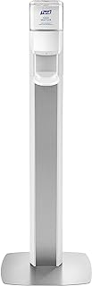 Purell ES8 Messenger Hand Sanitizer Floor Stand White, 1200mL - 7308-DS-SLV