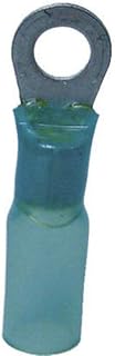 Gardner Bender AMT-103 Xtreme Ring Terminal, 16-14 AWG, Heat-Shrink Insulated, Crimp-Type Wire Connection, 3 Pk, Blue