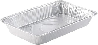 PACTIV Aluminum Full Size Deep Medium Disposable Steam Table Pan Silver, 228 oz. | 40/Case