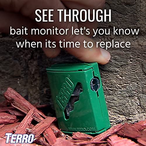 Outdoor Liquid Ant Baits - 6 Pack by Terro – 48 Bait Stations, Black, Model T1812