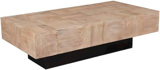 Starlight Canyon Home Solid Mango Wood Coffee Table with Clean-Line Rectangular Top, Living Room Center Table and Accent Table