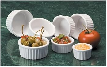 American Metalcraft CRMK2 2 oz Cermamekin w/Ribbed Sides
