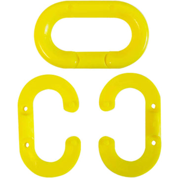 Plastic Master Link by Mr. Chain – 9"L x 12"W x 1"H, Acetal, Yellow, Model 51702-10