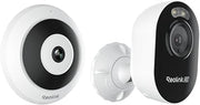 REOLINK 6MP 360° Fisheye & 4K Outdoor WiFi Security Camera Bundle, Dual-Band WiFi Cameras with Panoramic View, AI Detection, Color Night Vision, Local Storage, Remote Access