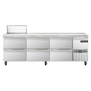 CRA93-8-D Refrigerated Base Sandwich Unit by Continental Refrigerator – Commercial Grade