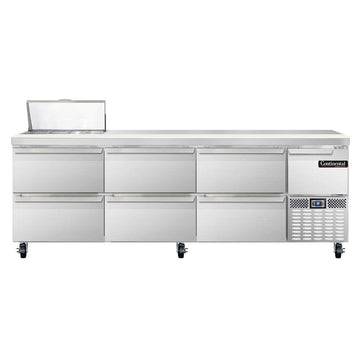 CRA93-8-D Refrigerated Base Sandwich Unit by Continental Refrigerator – Commercial Grade