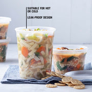 32 oz. Clear Round Deli Container Combo with Flat Lid - 240 per case YSD2532 Newspring/Pactiv Corp. by Pactiv / Newspring – 32 oz, 32.0 ounces, Polypropylene, Model YL2532/YSD2532