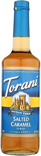 Torani Syrup, Sugar Free Salted Caramel, 25.4 oz (Pack of 12)