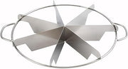 Winco 7" 7 Slices Stainless Steel Pie Cutter