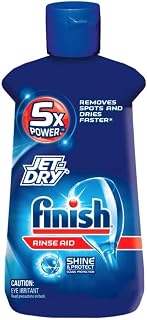 Finish Jet-Dry Rinse Aid, Dishwasher Rinse & Drying Agent, 8.45 oz (Pack of 7)