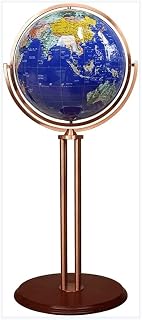 World Globe, Floor Standing with Round Wooden Base Geo Globe(C)