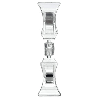 Expressly Clear Plastic Swivel Double Clip Sign Holder - 3 1/2" H-6 per pack by HUBERT – Clear, Model P11000-01R