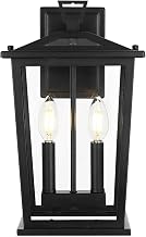 Berks Two Light Outdoor Wall Sconce Black