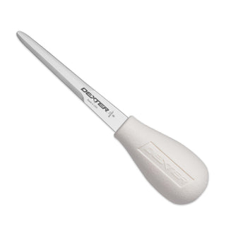 Dexter-Russell Sani-Safe S122-PCP 4" Boston Pattern Oyster Knife with Polypropylene Handle by Dexter Outdoors – 4 inches, Polypropylene, White, Model DRI 10433