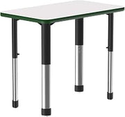 Correll Markerboard Collaborative Desk in Frosty White AD3420DE-REC-80-09-39