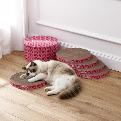 THE LICKER STORE Pink/Red / 12" / Modern;Mid-Century;Classic;Transitional;Traditional;Cottage;Casual Scratching Pads