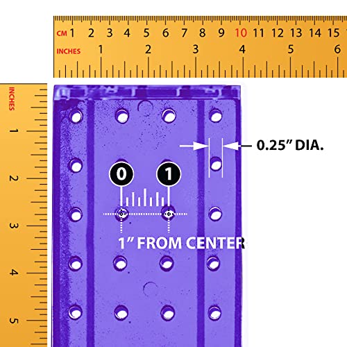 Azar Displays 4 inches x 12 inches x 9 inches / Purple / Pegboard only Panels & Units