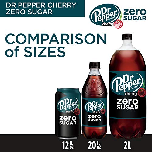 Dr Pepper Zero Sugar Cherry / 12 Fl Oz (Pack of 24) / 1 Soft Drinks