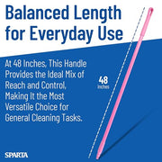 SPARTA Pink / 12 / 48 Inch Broom Handles