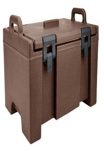 () Top-Load Food Pan Carrier - Ultra Camcarrier® 100 Series by Cambro – 40-Quart, 22.7 liters, Plastic, Dark Brown, Model UPC100131