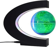 Geographical Globe, Floating Globe Levitation Globe Levitation Floating Globe Magnetic World Map Colorful LED Lamp, Gold