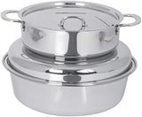 Spring USA 2375-6/6H Induction Buffet Server Hot Cereal Soup Station, 6 Quart Capacity