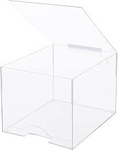 Global Industrial Acrylic Lab Coat & Isolation Gown Dispenser with Lid, Clear