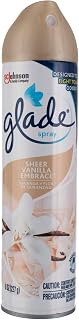 Glade Spray Air Freshener Sheer Vanilla 8 Oz (Pack of 4)