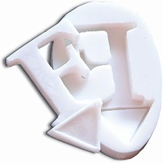 Silikomart Silicone Mould Sugarflex Letter F, White
