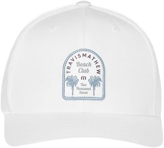 TravisMathew Men's Club Member Hat One Size, White