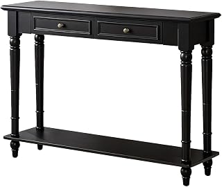 Mesa recibidor de entrada, Small entryway Table, Ideal for Hallway, Entryway, Living Room, Foyer, Corridor, and Office(47.2x14x31.5in,Single Layer)