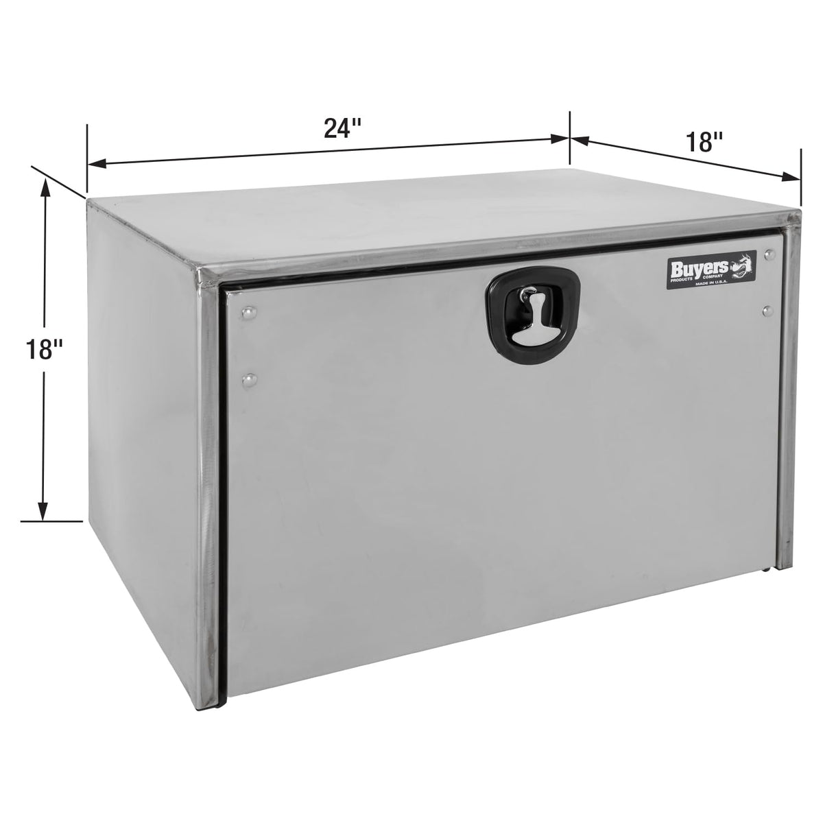 Buyers Products Company 1 / 18x18x24 inches / Silver Truck Bed Toolboxes