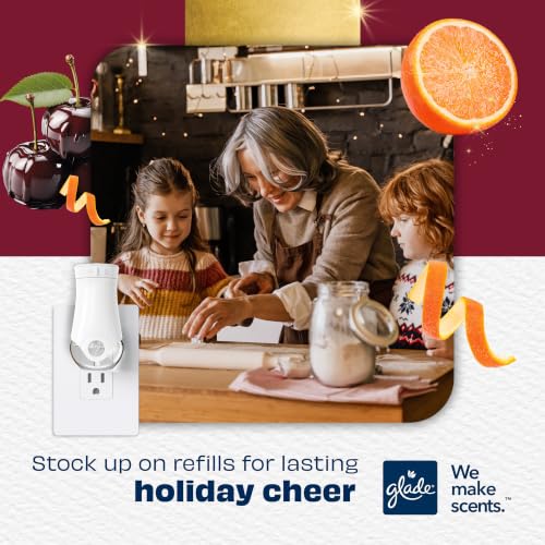 Glade Brandied Cherry / 1.34 Fl Oz (Pack of 1) / Red Electric