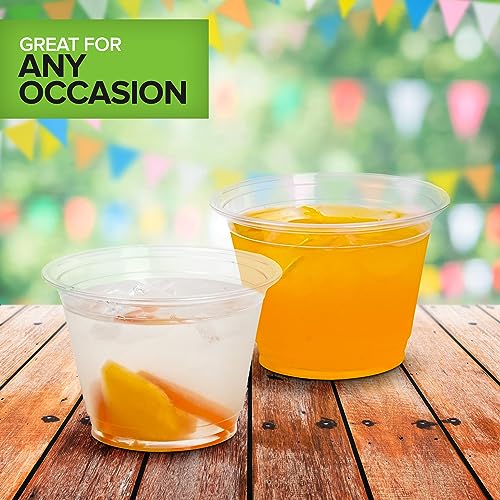 Stock Your Home 100 Pack / Clear / 9.0 fluid_ounces Cups