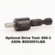E-Z LOK 1/4"-28 IT, 7/16"-14 ET, 0.437" L / Pack of 5 / Metallic Gray Thread Locking Inserts