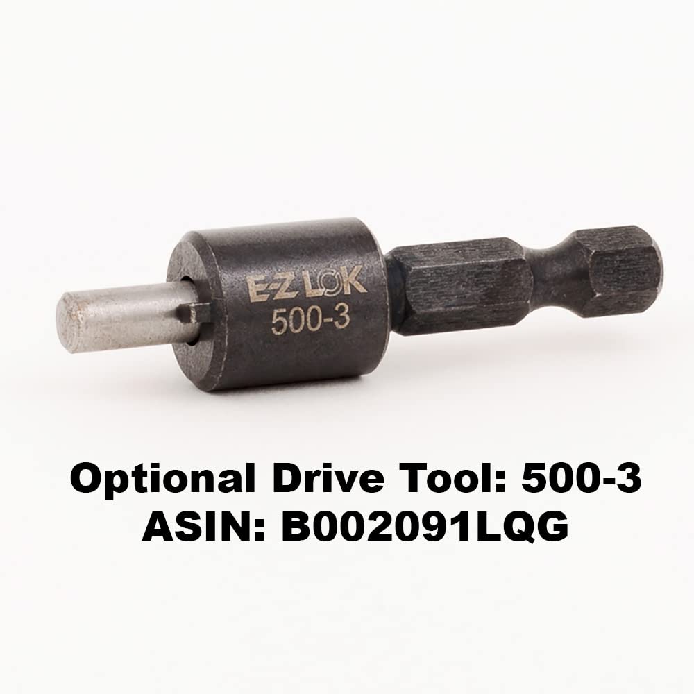 E-Z LOK 1/4"-28 IT, 7/16"-14 ET, 0.437" L / Pack of 5 / Metallic Gray Thread Locking Inserts